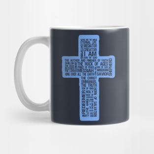 Names of Jesus Cross Mug